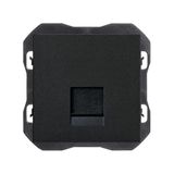 SIMON Stopcontact RJ45 Simon 270 zwart mat 20000187-098