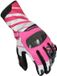 Macna Krown geperforeerde Dames Motorfiets Handschoenen Zwart/felroze XS