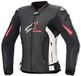 Alpinestars Stella GP Plus V4 Leren Jas Zwart Wit Diva Roze