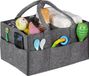 Relaxdays luiertas baby, 11 vakken, uitneembare schotjes, draagbare verzorgingstas, luiertafel organizer, donkergrijs