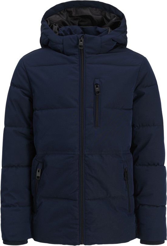 Jack & Jones Essential Owen Puffer Winterjas Junior - Maat 164 - Donkerblauw