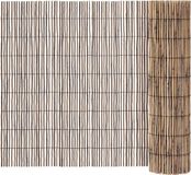 vidaXL Tuinscherm Composiet Hardhout Bruin Verticaal Recht 1000x80 cm