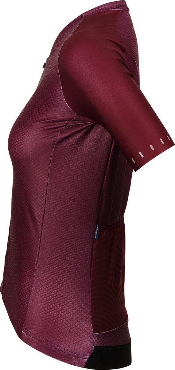 Bioracer Icon Coldblack Fietsshirt voor Dames - Bordeaux - XXL