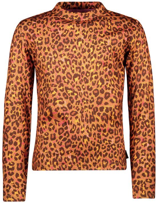 B.Nosy Y508-5421 Meisjes T-shirt - Leopard Texas - Maat 122/128