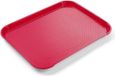 HENDI Compact fastfood dienblad – rood – 265x345 mm – polypropyleen