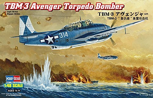 Hobbyboss 1:48 Schaal TBM-3 Avenger Torpedo Bomber Montagekit