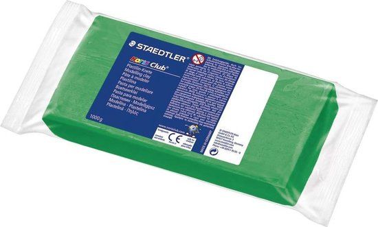 STAEDTLER Noris Boetseerklei - 1 kg - Groen