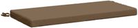 vidaXL - Coussin de banc - SOEST - 100% Polyester - Taupe - 60 x 40 x 5 cm