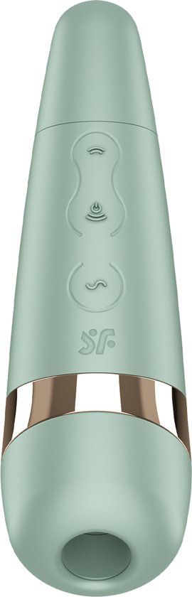 Satisfyer Pro 3+ Battery-Line luchtdrukvibrator Mint