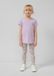 s.Oliver T-shirt met korte mouwen en ronde hals voor kinderen, lila, gebloemd, 128/134
