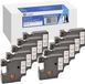 G&G Labeltape Set van 10 stuks Compatibel met DYMO 45013 Wit Zwart 12 mm