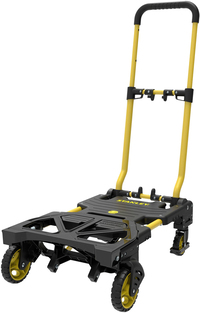 Stanley SXWTD-FT585 2-in-1 Steekwagen en Plateauwagen - 135 kg - Zwart/Geel