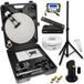 PremiumX Mobile SAT-Anlage Satelliten-Receiver Satelliten-Finder LNB Kabel Koffer Stativ SAT-Antenne