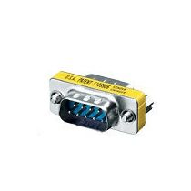 Equip DB-9 Male to Male Serial Adapter - Silver
