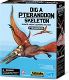 4M Graaf Je Dino Op - Pteranodon - Kit de fouille et squelette de modèle - KidzLabs - 8 ans