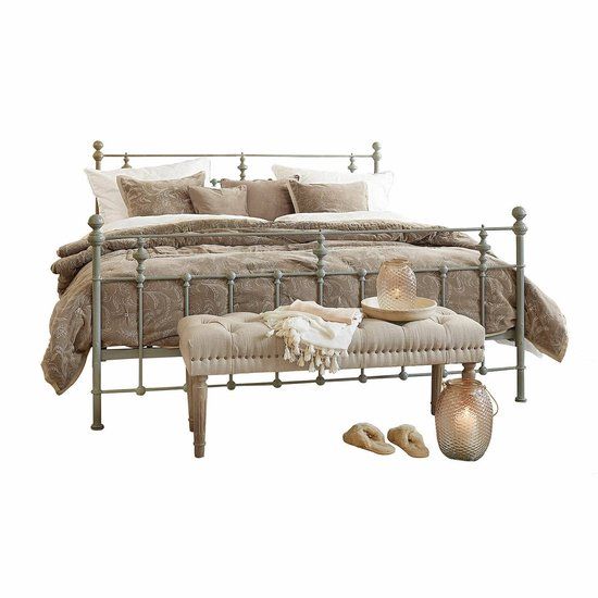 LOBERON Bed Beauvierre grijs