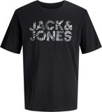 Jack & Jones T-shirt Jjejeff Logo Tee Ss Sn 12288536 Black Mannen Maat - M
