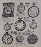 La Boîte à Broder COU039LE bedrukte coupon "horloge", linnen, natuurlijke kleuren