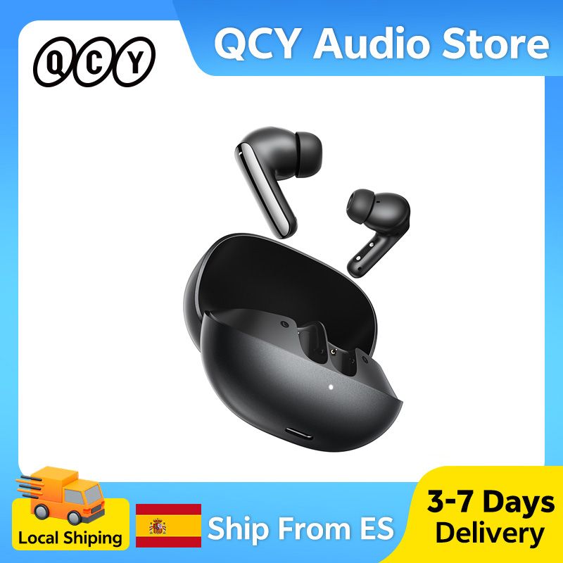 QCY Melobuds N20 HT20 Adaptieve hybride ruisonderdrukking -50dB Oordopjes Draadloze Bluetooth 6.0 oortelefoon 13 mm drivers Headsets 40 uur