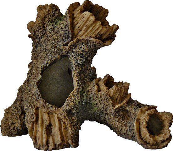 SuperFish Decoratie Boomstronk - Bruin - 75 cm