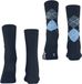 Burlington Everyday X-Mas 2-Pack gedessineerd Coton multipack sokken dames veelkleurig - maat 36-41