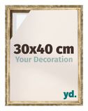Your Decoration - Baklijst 30x40 cm - Goud Antiek - Baklijst voor Canvas - MDF - Lyon