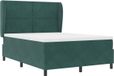 vidaXL Boxspring Bed met Hoofdeinde Donkergroen 200 x 140 cm Fluweel