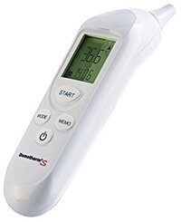 Domotherm 0865 S - infrarood oorthermometer koortsthermometer inclusief 40 hygiënische beschermhoezen