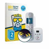 BROTECT - Screenprotector voor Panasonic KX-TG6861 - Folie Beschermfolie matte volledig dekking 2 Stuks