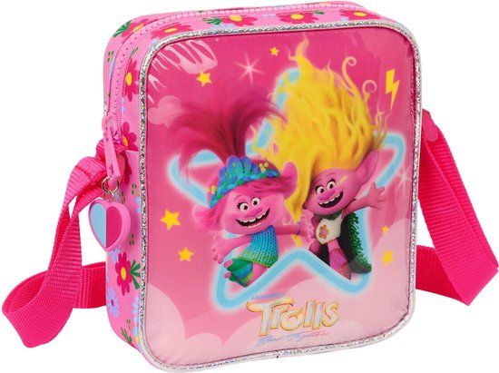 Schoudertas Trolls Roze 16 x 18 x 4 cm