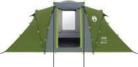 Coleman Spruce Falls 4 BlackOut-tent, 4-persoons familietent met 2 tegenoverliggende speciale verduisterde XXL-slaapkamers en woonkamer, campingtent voor 4 personen, 3000 mm waterdicht, ingenaaid