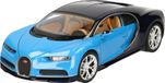 Welly Modelauto - Bugatti Chiron 2017 - blauw - 19 x 8 x 5 cm