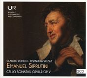 Sonic Rendezvous Urania Records Claudio Ronco & Emanuela Vozza - Siprutini: Cello Sonatas, Op. III & Op. V (2 CD)