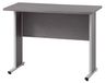 Bureau met grijze afwerking, 90x65x72,2 cm, met verstelbare hoogte