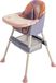 Chaise haute pour bébé - Chaise enfant / Rehausseur - Design scandinave - Plateau repas réglable - Capacité de charge : 70 kg - Hauteur : 92 cm - Convient pour 6-36 mois - Rose