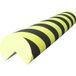 RS Pro Butoir de protection, noir, jaune, longueur 1m