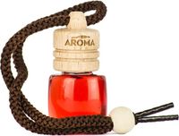 AROMA AMiO AROMA CAR AROMA Hout Luchtverfrisser ANTITABAK Langdurige Frisheid Natuurlijk Houtgeur Bruin