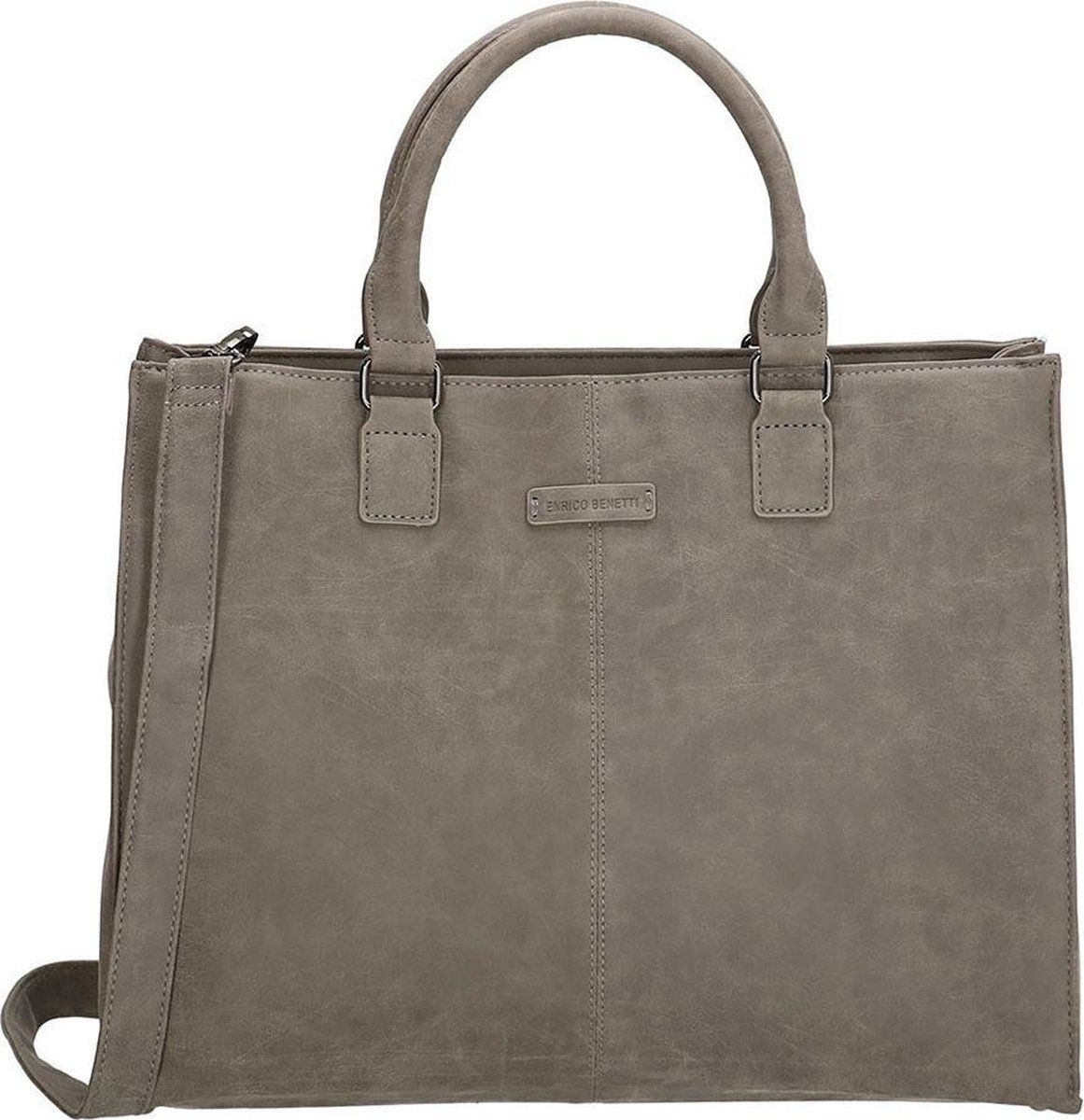 Enrico Benetti Metz 66492 Handtas - Midden Grijs