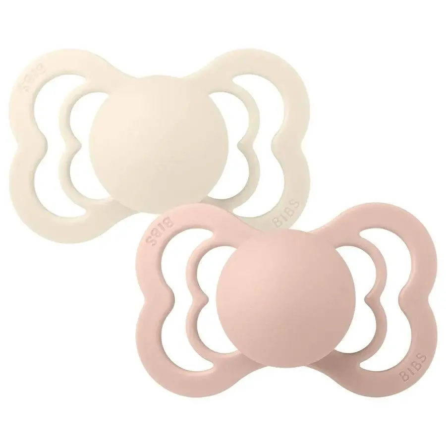 Bibs - Supreme 2-pack Ivory/Blush - Latex