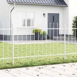 vidaXL Tuinhek WOERDEN, 5 stuks, 8,5 x 0,8 m, staal met poedercoating