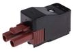 RS PRO Nylon verbindingsklem zwart, bruin, schroefaansluiting 2-polig 2,5 mm² / 16A, verpakking van 5 stuks