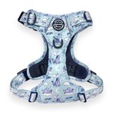 Pawesome Paws Boutique Eeyore Hondentuig met grote stoere paden - Verstelbaar Disney-ontwerp anti-trek harnas met reflecterende rand en stevige gesp