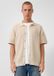 QS s.Oliver QS Strickpullover Beige Katoen Geruit Casual Regular Fit Heren S