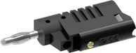 Electro PJP 1080-CD1-N Banaanstekker Stekker, recht Stift-Ø: 4 mm Zwart 1 stuk(s)