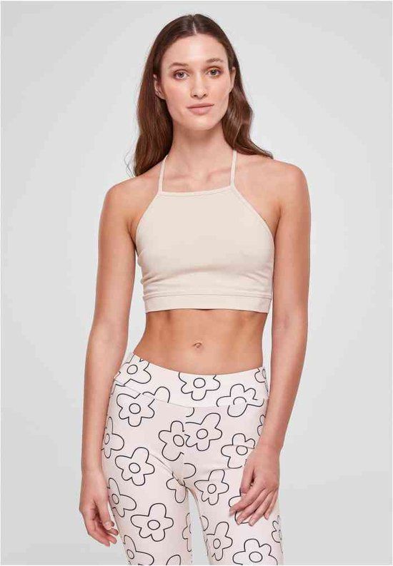 Urban Classics Triangle Crop Top - Gebroken wit - XL - Dames