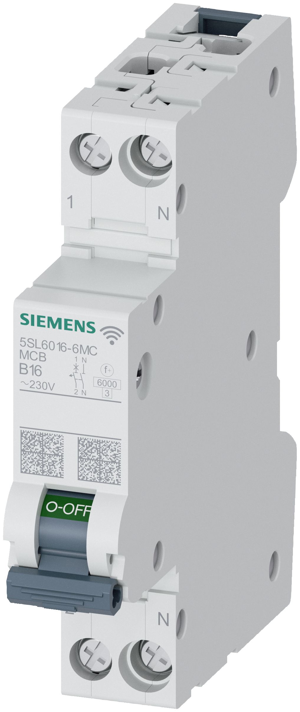 Siemens 5SL60166MC Zekeringautomaat 2-polig 16 A