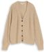 Tom Tailor - Oversized vest met V-hals - gravel beige melange - Maat XS