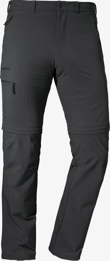 Schöffel Koper Zip Off Men Pants - Asphalt - Size 56 - Grey