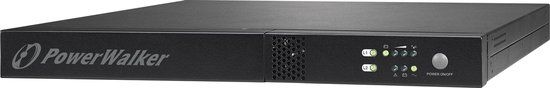 PowerWalker VFI 1000R/1U Dubbele conversie (online) 1 kVA 800 W 3 AC-uitgang(en)