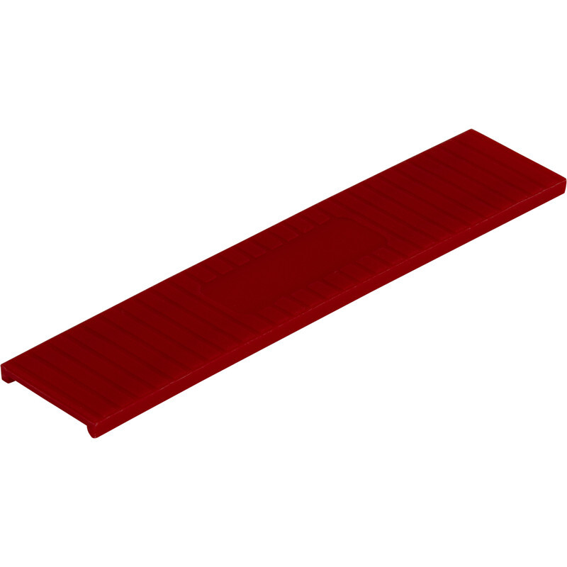 Köhler Woodcap Kunststof tunnelblokje 22x3mm Rood (100 Stuks)